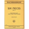 6つの小品・Op.11（セルゲイ・ラフマニノフ）（ピアノ二重奏）【Six Original Pieces, Opus 11】