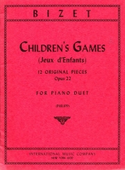 子供の遊び・Op.22 (ジョルジュ・ビゼー)（ピアノ二重奏）【Jeux d'Enfants (Children's Games), Opus 22】