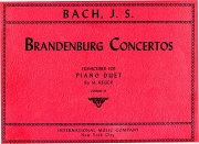 6つのブランデンブルグ協奏曲・第2巻（バッハ）（ピアノ二重奏）【Six Brandenburg Concertos: Volume II (Nos. 4-6) 】