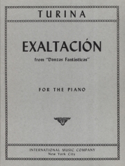 熱狂「幻想舞曲集」より（ホアキン・トゥリーナ）（ピアノ）【Exaltación (from Danzas Fantasticas)】