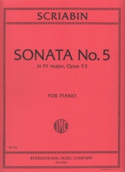 ピアノ・ソナタ・第5番・嬰ヘ長調・Op.53（アレクサンドル・スクリャービン）（ピアノ）【Sonata No. 5 in F sharp major, Opus 53】