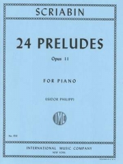 24の前奏曲・Op.11（アレクサンドル・スクリャービン）（ピアノ）【24 Preludes, Opus 11】