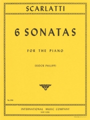 6つのピアノ・ソナタ選集（ドメニコ・スカルラッティ）（ピアノ）【Six Selected Sonatas】