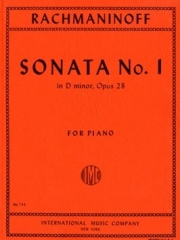ピアノ・ソナタ・第1番・ニ短調・Op.28（セルゲイ・ラフマニノフ）（ピアノ）【Sonata No. 1 in D minor, Opus 28】
