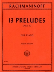 13の前奏曲・Op.32（セルゲイ・ラフマニノフ）（ピアノ）【13 Preludes, Opus 32】
