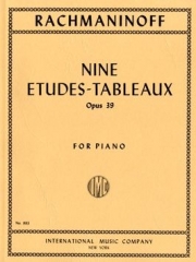 絵画的練習曲《音の絵》Op.39（セルゲイ・ラフマニノフ）（ピアノ）【Nine Etudes-Tableaux, Opus 39】
