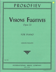 束の間の幻影・Op.22（セルゲイ・プロコフィエフ）（ピアノ）【Visions Fugitives, Opus 22】