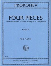 4つの小品・Op.4（セルゲイ・プロコフィエフ）（ピアノ）【Four Pieces, Opus 4】