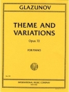 主題と変奏・Op.72 (アレクサンドル・グラズノフ)（ピアノ）【Theme and Variations, Opus 72】