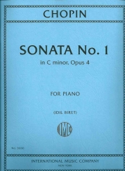 ソナタ・ハ短調・Op.4 (フレデリック・ショパン)（ピアノ）【Sonata in C minor, Opus 4】