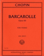 舟歌・Op.60 (フレデリック・ショパン)（ピアノ）【Barcarolle, Opus 60】