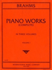 ピアノ全集・第1巻 (ヨハネス・ブラームス)（ピアノ）【Complete Piano Works. Volume I】