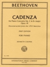 ピアノ協奏曲・第2番・カデンツァ（ベートーヴェン）（ピアノ）【Cadenza for Piano Concerto No. 2 in B flat major, Op. 19】