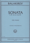ソナタ・変ロ長調・Op.102（ミリイ・バラキレフ）（ピアノ）【Sonata in Bb minor, Opus 102】