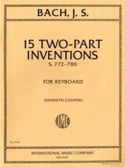 2声のインベンション（バッハ）（ピアノ）【15 Two-Part Inventions, S.772-786】