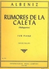 入り江のざわめき（イサーク・アルベニス）（ピアノ）【Rumores de la Caleta】