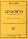 フルート協奏曲・ハ長調・Op.7・No.3（ジャン＝マリー・ルクレール）（フルート＋ピアノ）【Concerto in C major, Opus 7, No. 3】