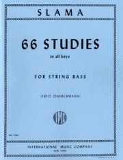 66のすべての調の練習曲（アントン・スラマ）（ストリングベース）【66 Studies in All Keys】