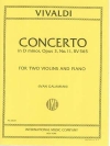 協奏曲・ニ短調・RV.565（アントニオ・ヴィヴァルディ）（ヴァイオリン二重奏+ピアノ）【Concerto in D minor, RV 565】