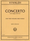 協奏曲・ニ長調・RV.512（アントニオ・ヴィヴァルディ）（ヴァイオリン二重奏+ピアノ）【Concerto in D major, RV 512】