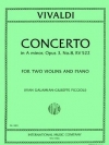 協奏曲・イ短調・RV.522（アントニオ・ヴィヴァルディ）（ヴァイオリン二重奏+ピアノ）【Concerto in A minor, RV 522】
