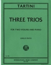 3つのトリオ・ト長調・ニ長調とホ長調 （ジュゼッペ・タルティーニ）（ヴァイオリン二重奏+ピアノ）【Three Trios in G, D, & E major】
