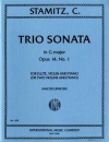 トリオ・第1番・Op.14 （カール・シュターミッツ）（ヴァイオリン二重奏+ピアノ）【Trio No. 1, Opus 14 for Flute, Violin & Piano】