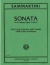 ソナタ・変ホ長調・Op.1・No.3（ジョヴァンニ・バッティスタ・サンマルティーニ）（ヴァイオリン二重奏+ピアノ）【Sonata in E flat major, Opus 1, No. 3】