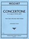 コンチェルトーネ・ハ長調・K.190（モーツァルト）（ヴァイオリン二重奏+ピアノ）【Concertone in C major, K. 190】