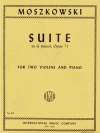 組曲・Op.71（モーリッツ・モシュコフスキ）（ヴァイオリン二重奏+ピアノ）【Suite, Opus 71】