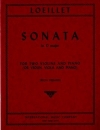 ソナタ・ニ長調（ジャン＝バティスト・ルイエ）（ヴァイオリン二重奏+ピアノ）【Sonata in D major】