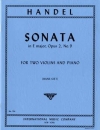 ソナタ・ハ短調・Op.2・Np.1 (ヘンデル)（ヴァイオリン二重奏+ピアノ）【Sonata in C minor, Opus 2, No. 1】