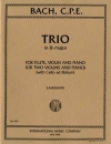 トリオ・変ロ長調 (カール・フィリップ・エマヌエル・バッハ)（ヴァイオリン二重奏+ピアノ）【Trio in B flat major for Flute, Violin & Piano】