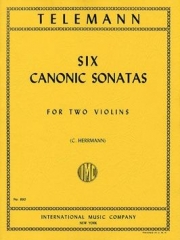 6つのカノン風ソナタ （テレマン）（ヴァイオリン二重奏）【Six Canonic Sonatas】