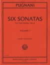 6つのソナタ・Op.4・第1巻 （ガエターノ・プニャーニ）（ヴァイオリン二重奏）【Six Sonatas, Opus 4, Volume I】
