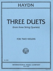 3つのデュエット「3つの弦楽四重奏曲」より （フランツ・ヨーゼフ・ハイドン）（ヴァイオリン二重奏）【Three Duets (from Three String Quartets) Hob. III: Nos. 】