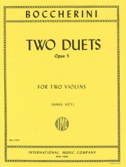 2つのデュエット・Op.5 (ルイジ・ボッケリーニ)（ヴァイオリン二重奏）【Two Duets, Opus 5】