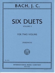 6つのデュエット・第2巻 (ヨハン・クリスティアン・バッハ)（ヴァイオリン二重奏）【Six Duets: Volume II】