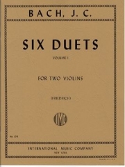 6つのデュエット・第1巻 (ヨハン・クリスティアン・バッハ)（ヴァイオリン二重奏）【Six Duets: Volume I】