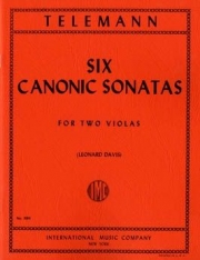 6つのカノン風ソナタ （テレマン）（ヴィオラ二重奏）【Six Canonic Sonatas】