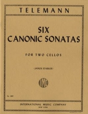6つのカノン風ソナタ （テレマン）（チェロ二重奏）【Six Canonic Sonatas】