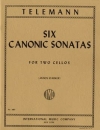 6つのカノン風ソナタ （テレマン）（チェロ二重奏）【Six Canonic Sonatas】