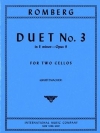 デュエット第3番・ホ短調・Op.9 （ベルンハルト・ロンベルク）（チェロ二重奏）【Duet No. 3 in E minor, Opus 9】