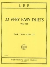 22のとてもやさしいデュエット・Op.126 （ゼバスティアン・リー）（チェロ二重奏）【22 Very Easy Duets, Opus 126】