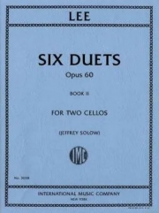 6つのデュエット・Op.60・第2巻 （ゼバスティアン・リー）（チェロ二重奏）【Six Duets, Opus 60, Book II】