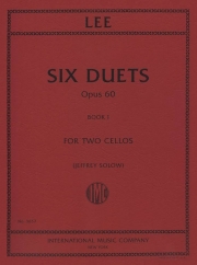 6つのデュエット・Op.60・第1巻 （ゼバスティアン・リー）（チェロ二重奏）【Six Duets, Opus 60, Book I】