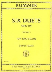 6つのデュエット・Op.156・第1巻（フリードリヒ・アウグスト・クンマー）（チェロ二重奏）【Six Duets, Opus 156 - Volume I】