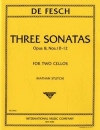 3つのソナタ・Op.8（ウィレム・デ・フェシュ）（チェロ二重奏）【Three Sonatas, Opus 8, Nos. 10-12】