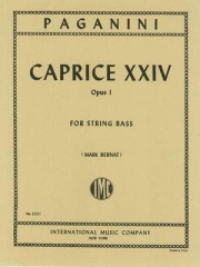 24のカプリース・Op.1（ニコロ・パガニーニ）（ストリングベース）【Caprice XXIV, Opus 1】