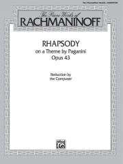 パガニーニの主題による狂詩曲・Op.43（セルゲイ・ラフマニノフ ）（ピアノ二重奏）【Rhapsody on a Theme by Paganini, Opus 43】